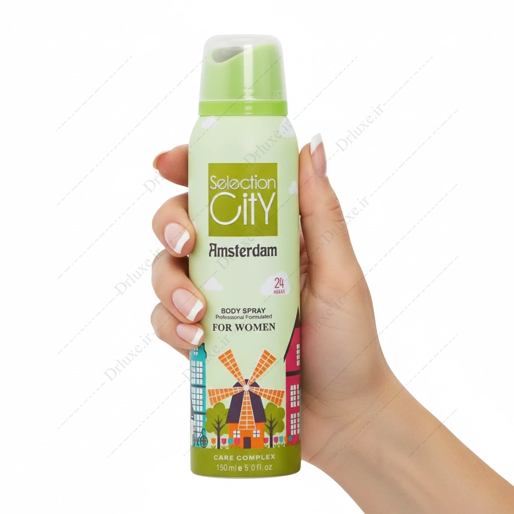 اسپری خوشبو کننده بدن زنانه آمستردام سلکشن سیتی